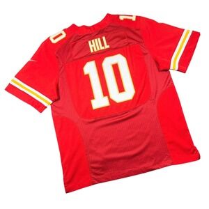 Nike NFL Kansas City Chiefs Tyreek Hill 10 On Field Jersey Red Men's Size 48 XL